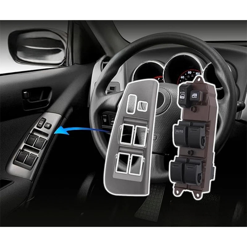 Window Switch Control Button 8482001021 for 2003-2008 Toyota Matrix Pontiac Vibe - Imagem 4 de 4