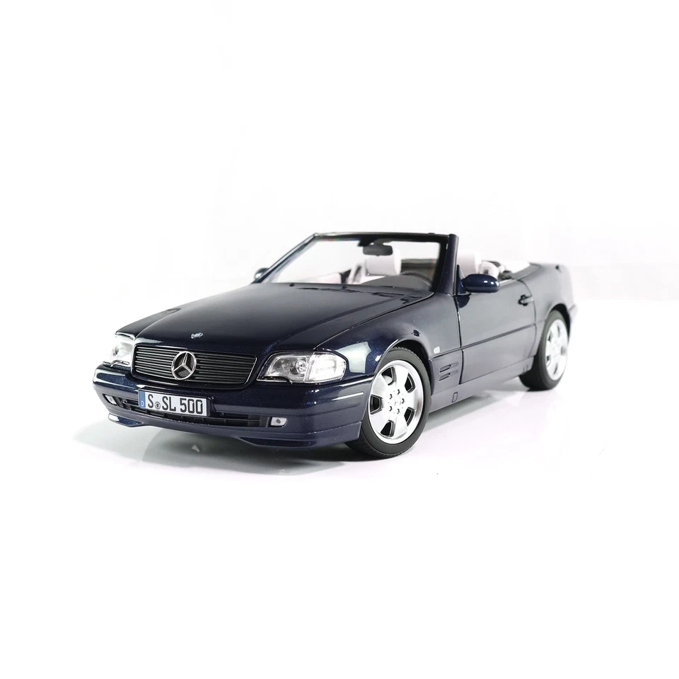 1:18 Modellauto SL 500 R129 (1998-2001) Azurblau Original Mercedes-Benz