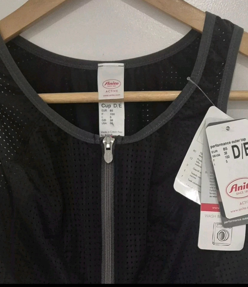 Sujetador deportivo Anita Active para mujer - talla D/E EU 85 EE. UU. 38 NUEVO CON ETIQUETAS A423 Foto 2 de 4