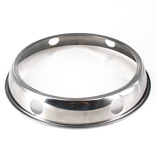 LGCTION Stainless Steel Wok Ring - Reversible Size Stabilizer For Stove Top Cooking