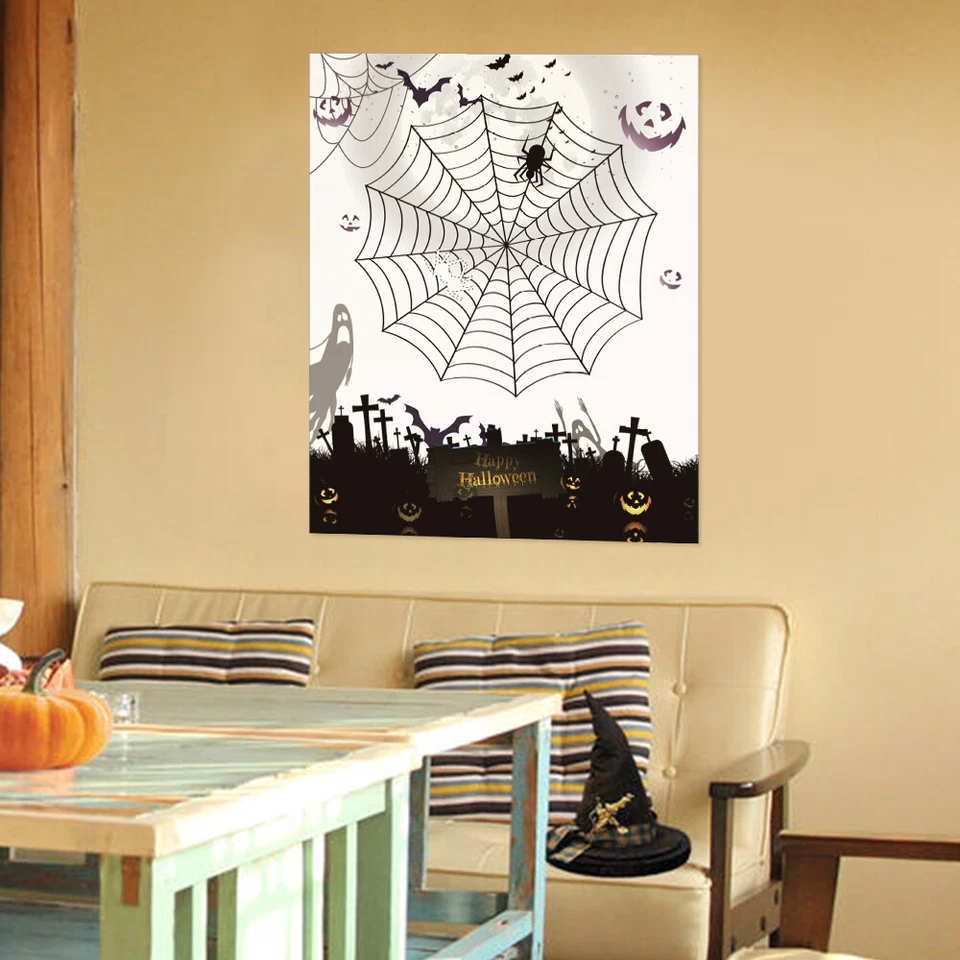 Pin the Spider on the Web - Juego de fiesta para niños de Halloween - Vampiro Bruja Fantasma Foto 3 de 4