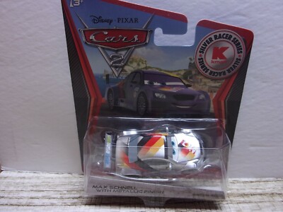 Disney Pixar Cars 2 MAX SCHNELL W/ METALLIC FINISH KMART