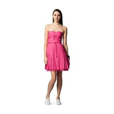 NWT Marc by Marc Jacobs Pink Strapless Pleated Dress 6
