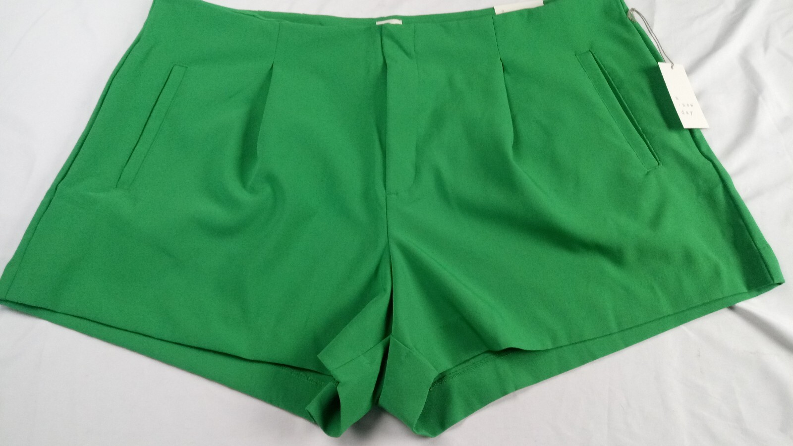 Women's HighRise Tailored Midi Shorts A New Day Strech Elastizado Plus