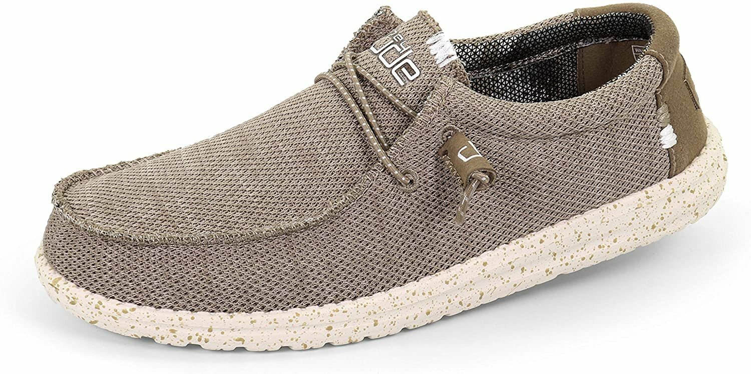 Hey Dude Mens Wally Sox Arctic White 12 