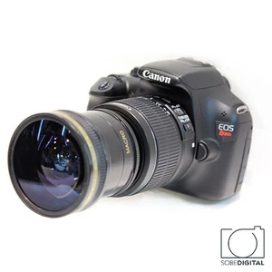 58MM .X14 FISHEYE MACRO Lens pour Canon Rebel EOS T3 T4 T5 T5I 30D 20D XSI 6D 7D