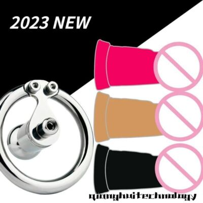 New Flat Cushioned Cunnilingus Chastity Device Black Play Half Cage Half