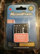 Maximal Power Digital Camera and Camcorder Battery- for Casio 