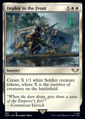 1x Deploy to the Front NM-Mint, English Commander: Universes Beyond: Warhammer 4
