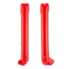 FACTORY RED TRIALS BIKE FORK PROTECTORS GUARDS BETA PAIOLI. REV-3 & EVO. 2003 ON
