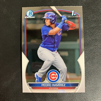 #ad #ad PEDRO RAMIREZ 2023 Bowman CHROME 1st #BCP 2 Chicago Cubs $1.59
