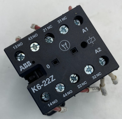 ABB K6-22Z CONTACTOR, CONTROL RELAY K622Z IEC/EN 60947-5-1