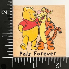 All Night Media Disney Pals Forever Pooh Tigger 997F07 Wood Mounted Rubber Stamp