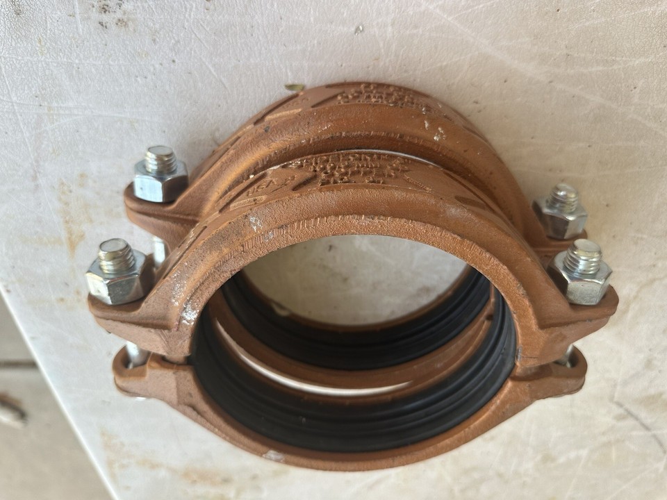 Two 6” Slidelok Victaulic Copper Coupling eBay
