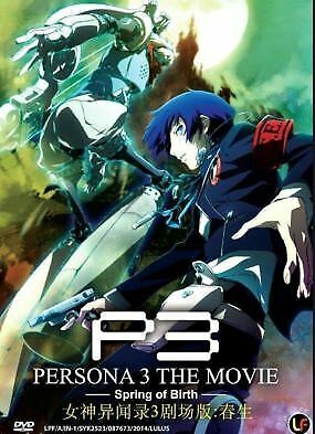 DVD Persona 3 The Movie 1,2,3 & 4 English Subtitle All Region