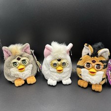 Vintage 1999 Furby Buddies Beanie Plush Lot of 3 Tiger Electronics