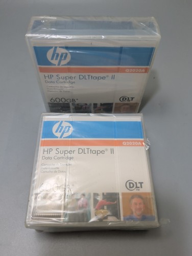HP Super DLT Tape II Data Cartridge Q2020A- 600GB / *Lot Of 2* - Afbeelding 1 van 4