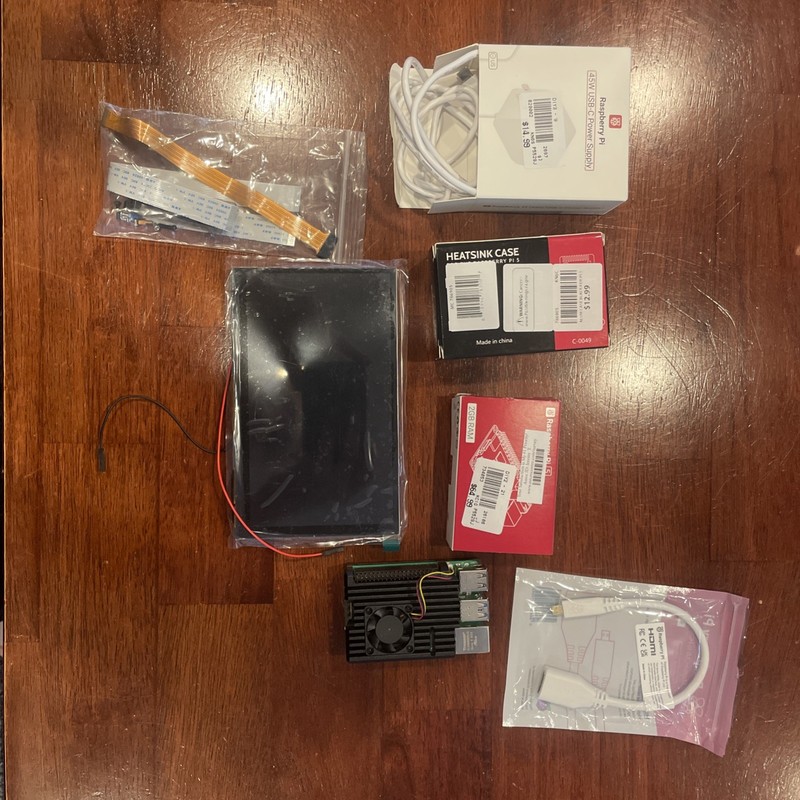 Raspberry Pi 5 2GB RAM Lot 7 Inch Screen