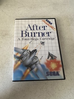After Burner for Sega Master System CIB Complete In Box Minty! Authentic 