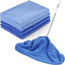 4 Pack Extra Large Microfiber Cleaning Cloths 20"x30", Lint-Free Reusable Towels