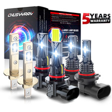 For Subaru Outback 2000-2003 2004 LED Headlights  Fog Light Bulbs 6500K DRL Kit