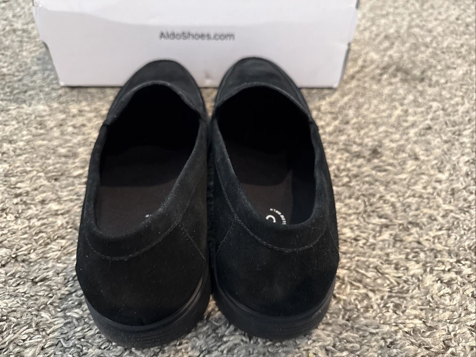 Мужские замшевые мокасины Aldo черные 10,5 - Изображение 4 из 4