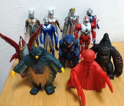 Ultraman Monster Kaiju Soft Vinyl Figure Set Japanese Bulk Sale