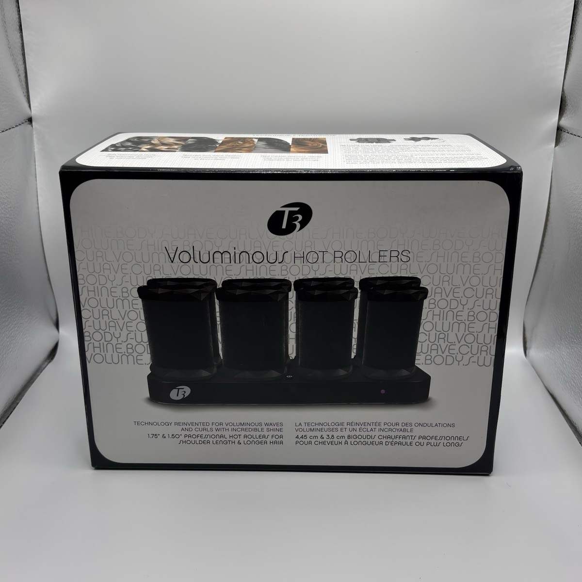 T3 voluminous hot rollers! Volumizing Hot Rollers Luxe Set – VIOLET GREY main image 3