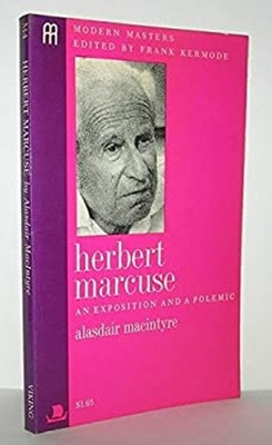 Herbert Marcuse Paperback Alasdair MacIntyre