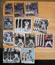 (24) ELOY JIMENEZ MINT BASE INSERT PARALLEL GOLD #/50 MINI RC LOT