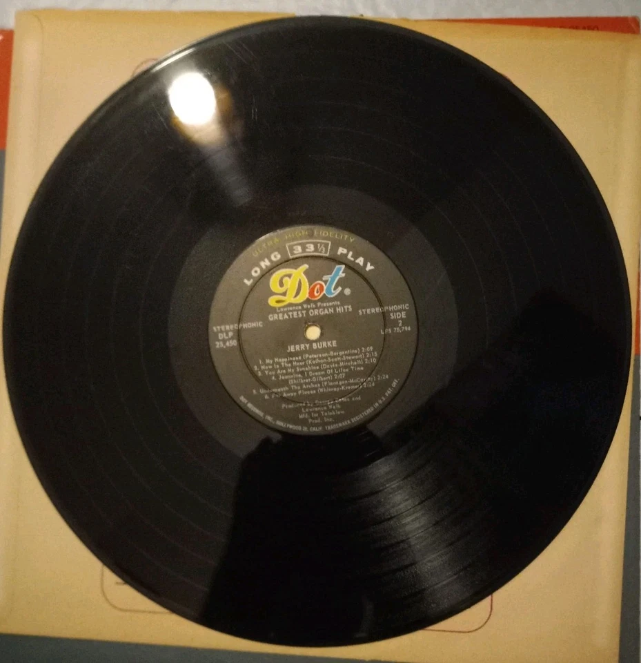 🎶 1962 Jerry Burke Lawrence Welk Presents Greatest Organ Hits By Jerry Burke LP - Image 4 of 4