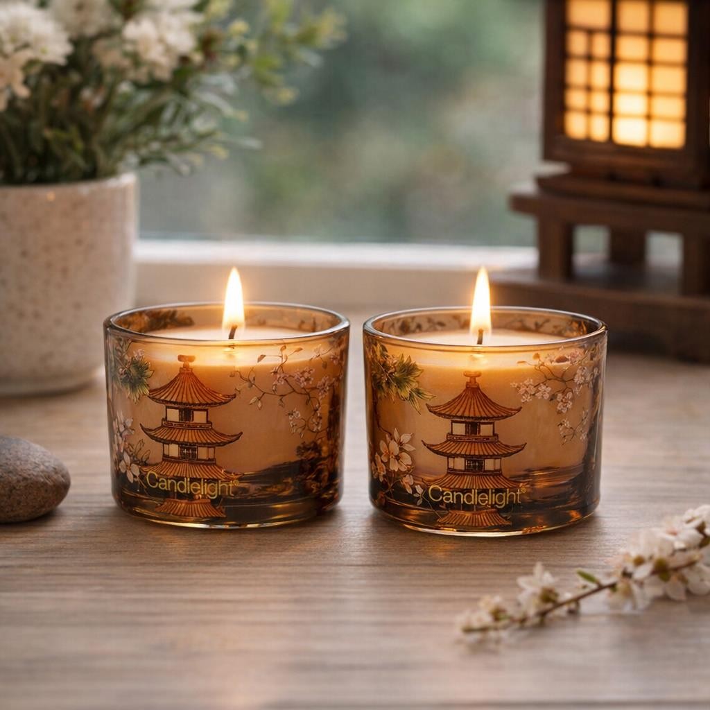 Candle Duo Gift Set Moroccan Cinnamon Spice Scent Home Decor Fragrance For Her