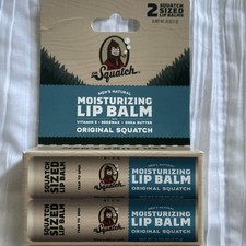 Dr. Squatch Lip Balm Moisturizing Original Mint 0.25oz Pack of 2