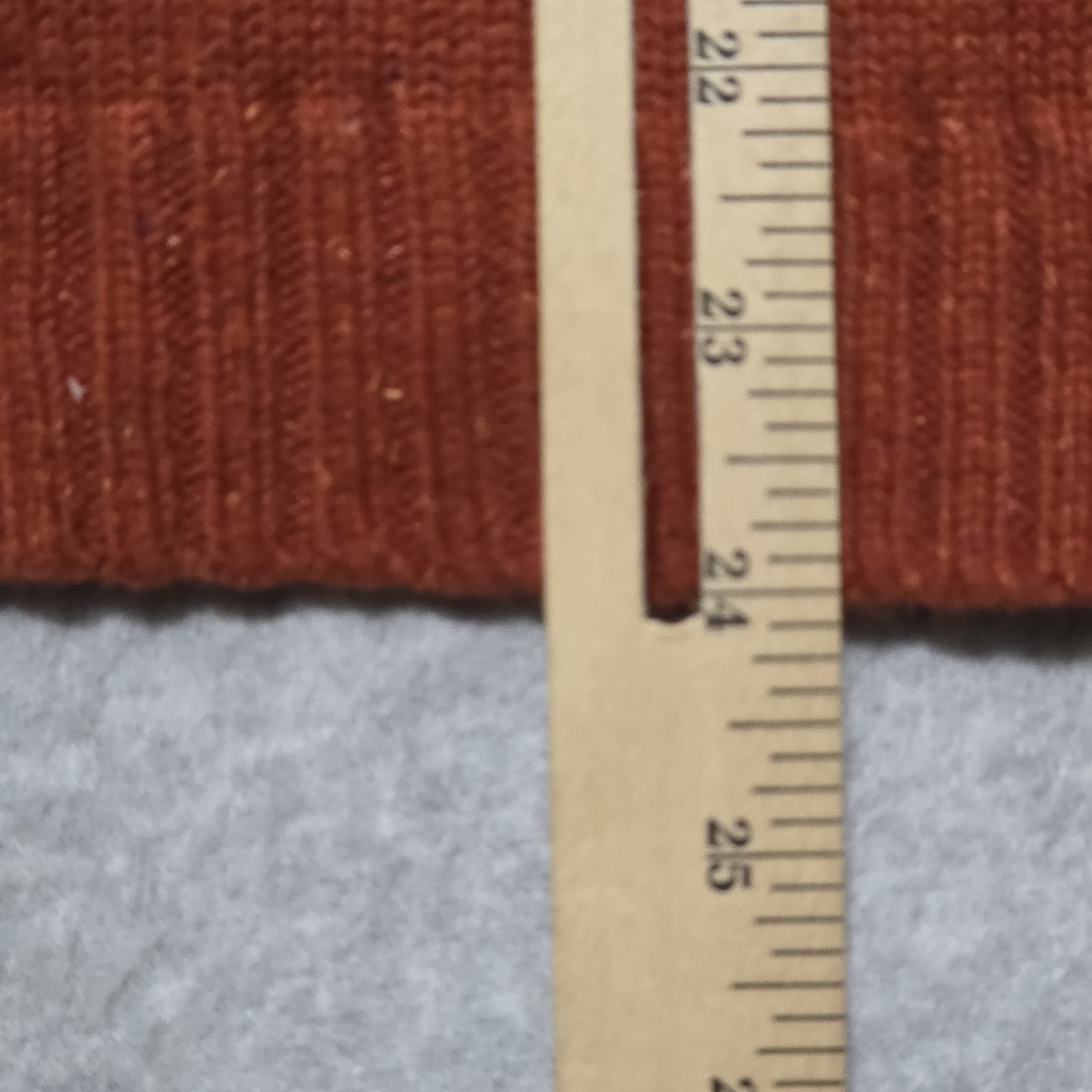 Eddie Bauer Angora-Blend Sweater Vest Womens XL Rust Speckled Wooden Buttons