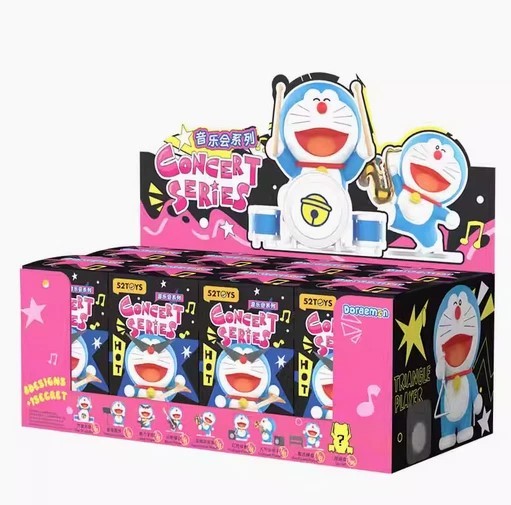 Authentic 52TOYS Doraemon Concert Series Blind Box Figure Sealed
