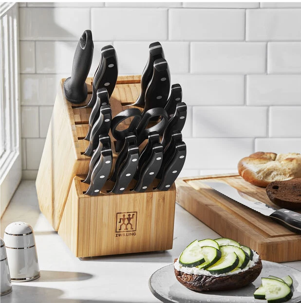 ZWILLING TWIN Signature 19 piezas, juego de bloques de cuchillos, natural Foto 2 de 3