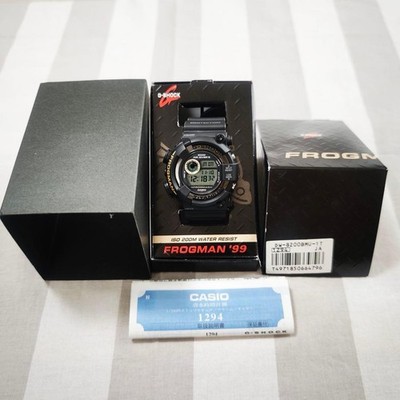 CASIO G-SHOCK FROGMAN DW-8200BMU-1T Wristwatch Black Titanium Digital W/Box