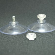 4/8/10/12pcs 40mm Thumb Screw Clear Suction Cups With Nut Rubber Window Suckers