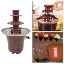 Chocolate Fondue Fountain Machine Hotpot Nacho Cheese BBQ Sauce Liqueurs