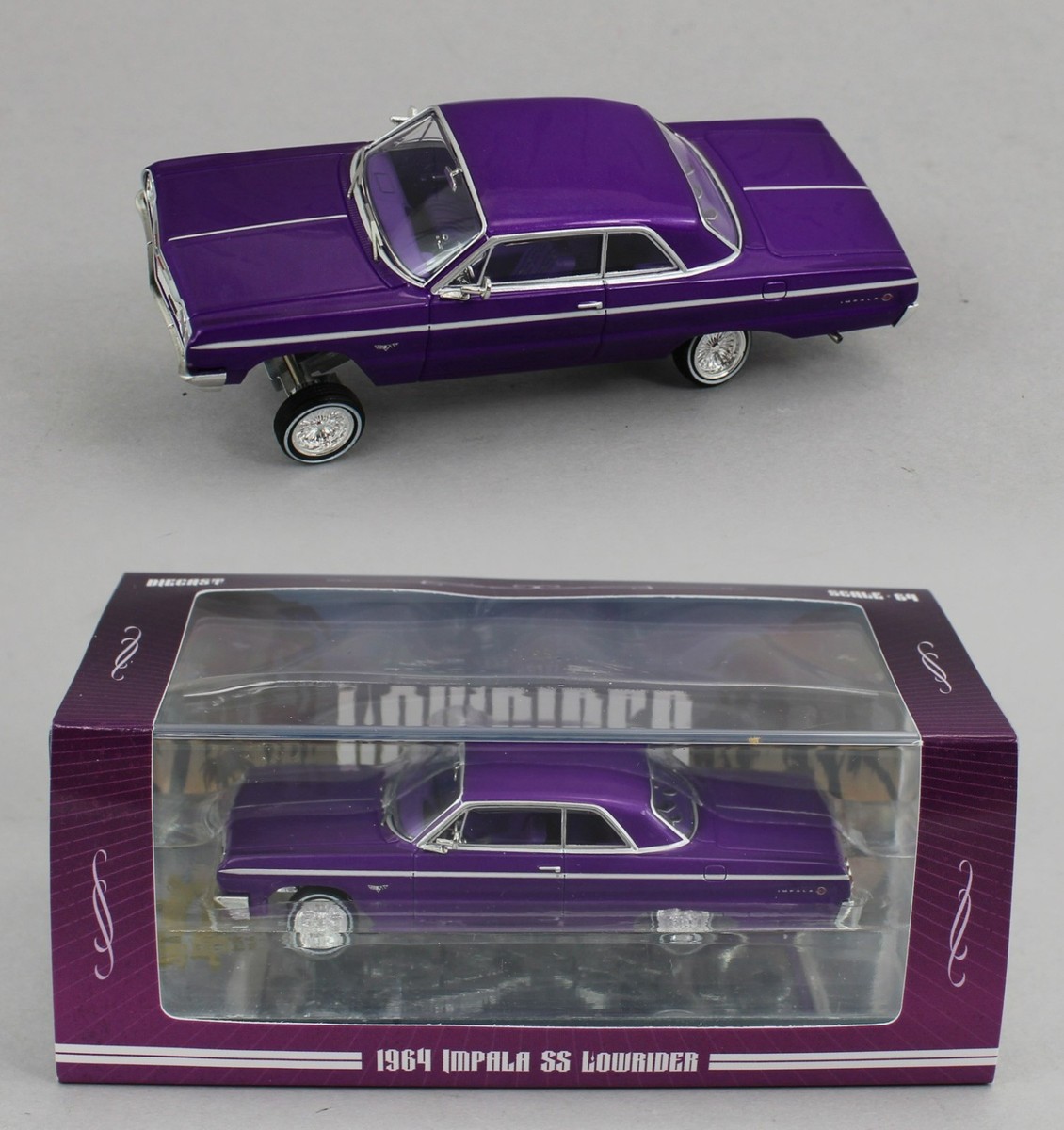 1:64 *97M* Purple 1964 Chevrolet IMPALA *LOWRIDER* NIB | eBay