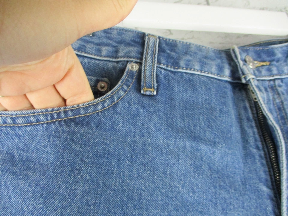 Witchery womens high waisted shorts medium blue cotton 12 pockets cotton - image 4 of 4