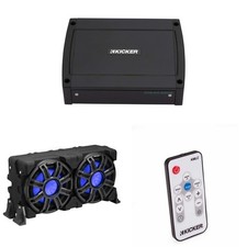 Kicker 51MWLE104 - MWE 10-Inch Loaded Premium Marine Sub Encl w/ Passive Radi...