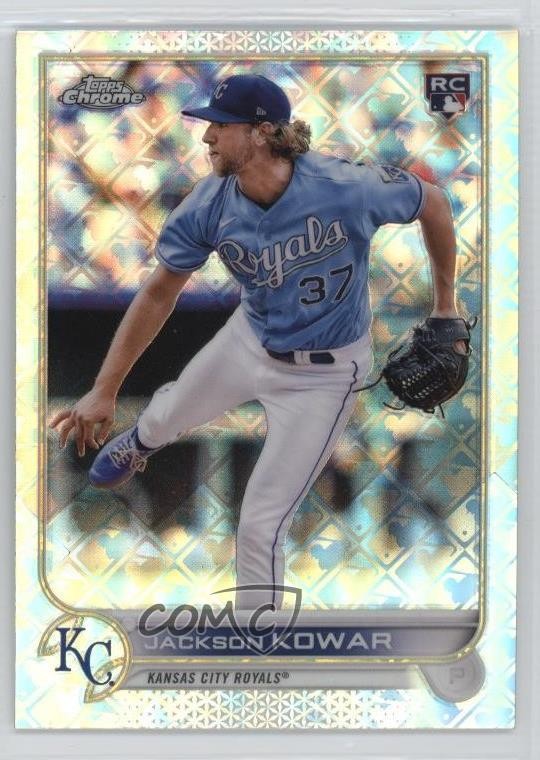 2022 Topps Chrome Logofractor Edition Jackson Kowar #105 0n64
