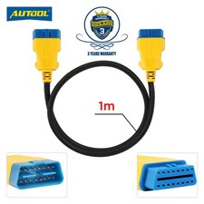 16 Pin Obd2 Obdii Extension Cable Male To Female Connector Diagnostic Scanner