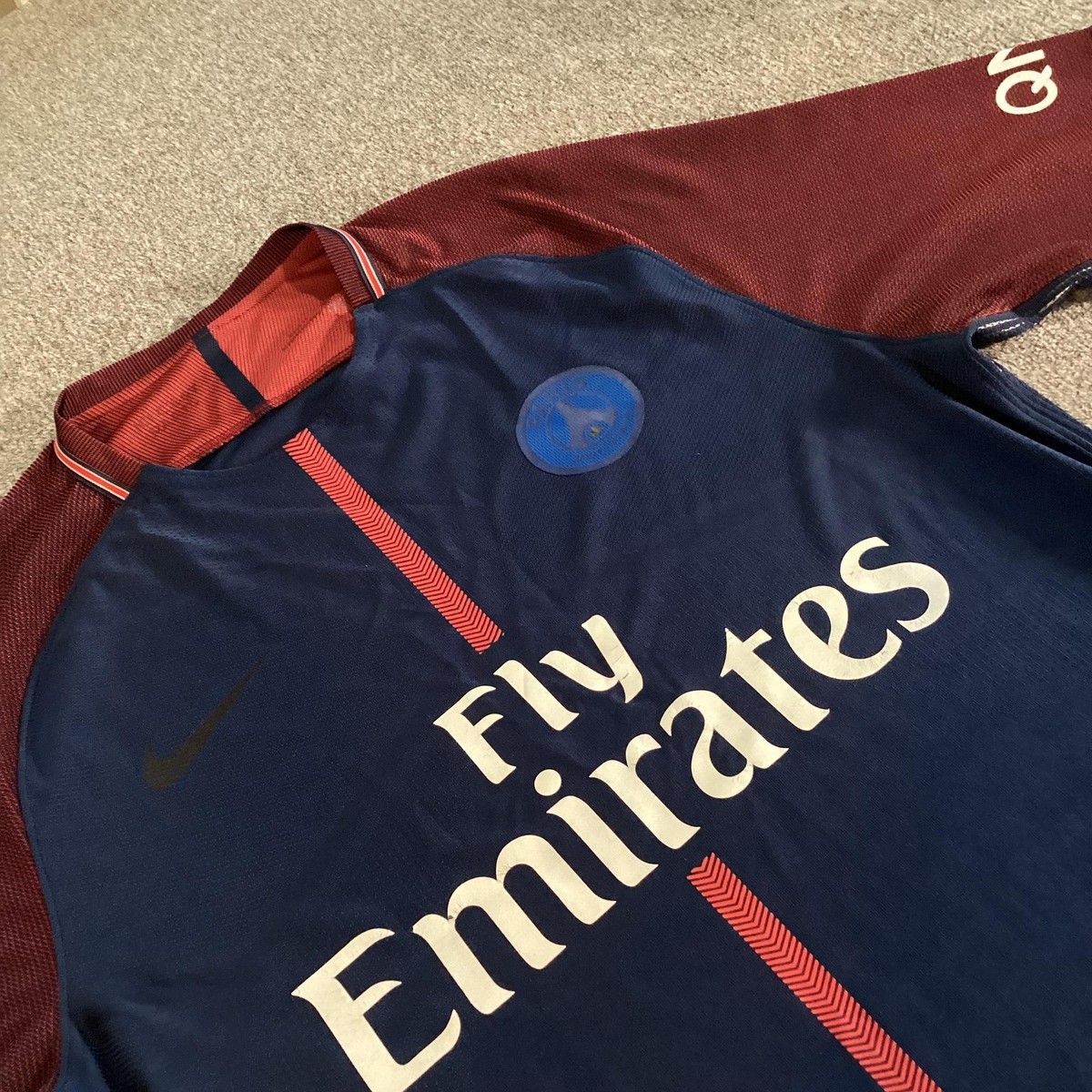 Paris Saint Germain Shirt Mens Large Ligue 1 Soccer Nike Fly