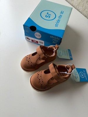 Stride Rite 360 Girls Cheyenne Mary Jane Flat Shoes, Tan, Size 5M