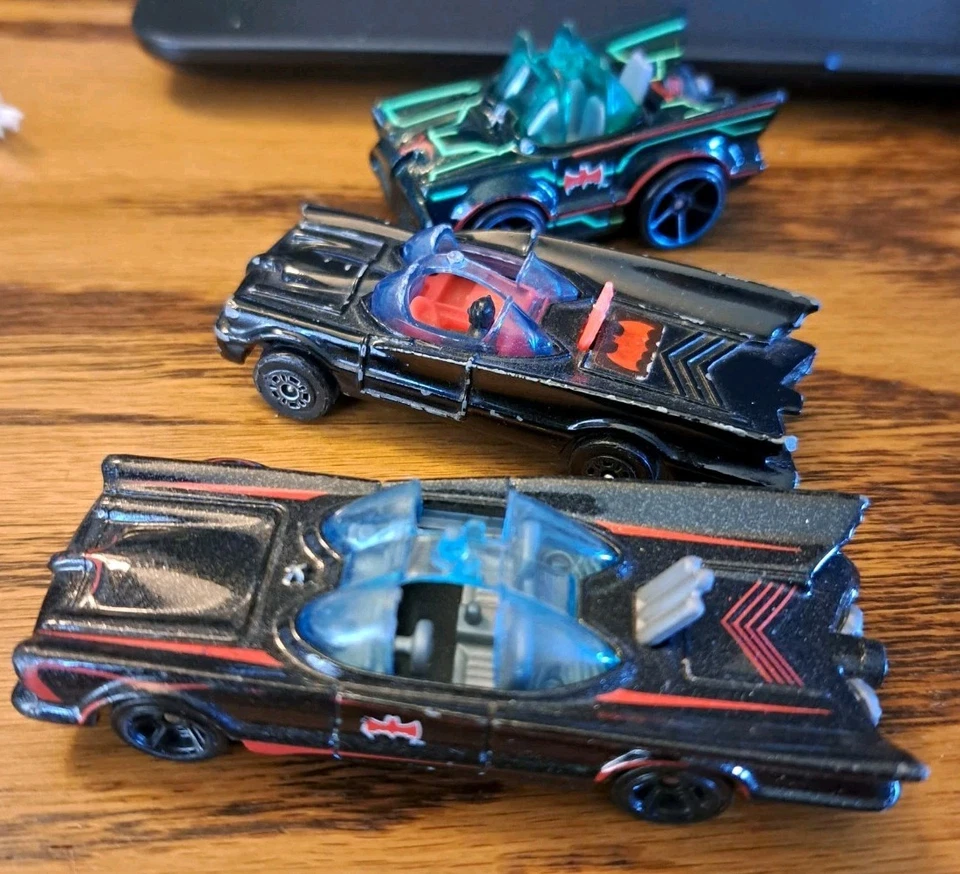 1966 BATMAN TV Series Batmobile Hot Wheels Corgi Juniors Die-cast Lot! - Image 2 of 4