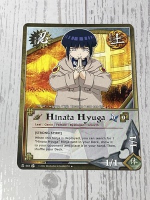 Naruto CCG Hinata Hyuga Collectible Trading Card 561