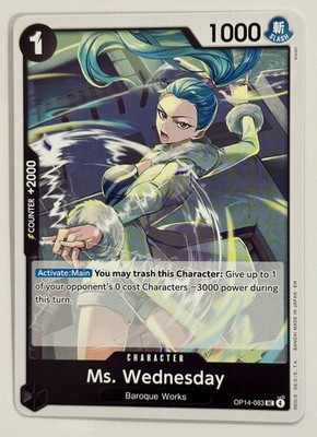 Ms. Wednesday OP14-083 The Azure Sea's Seven One Piece English NM