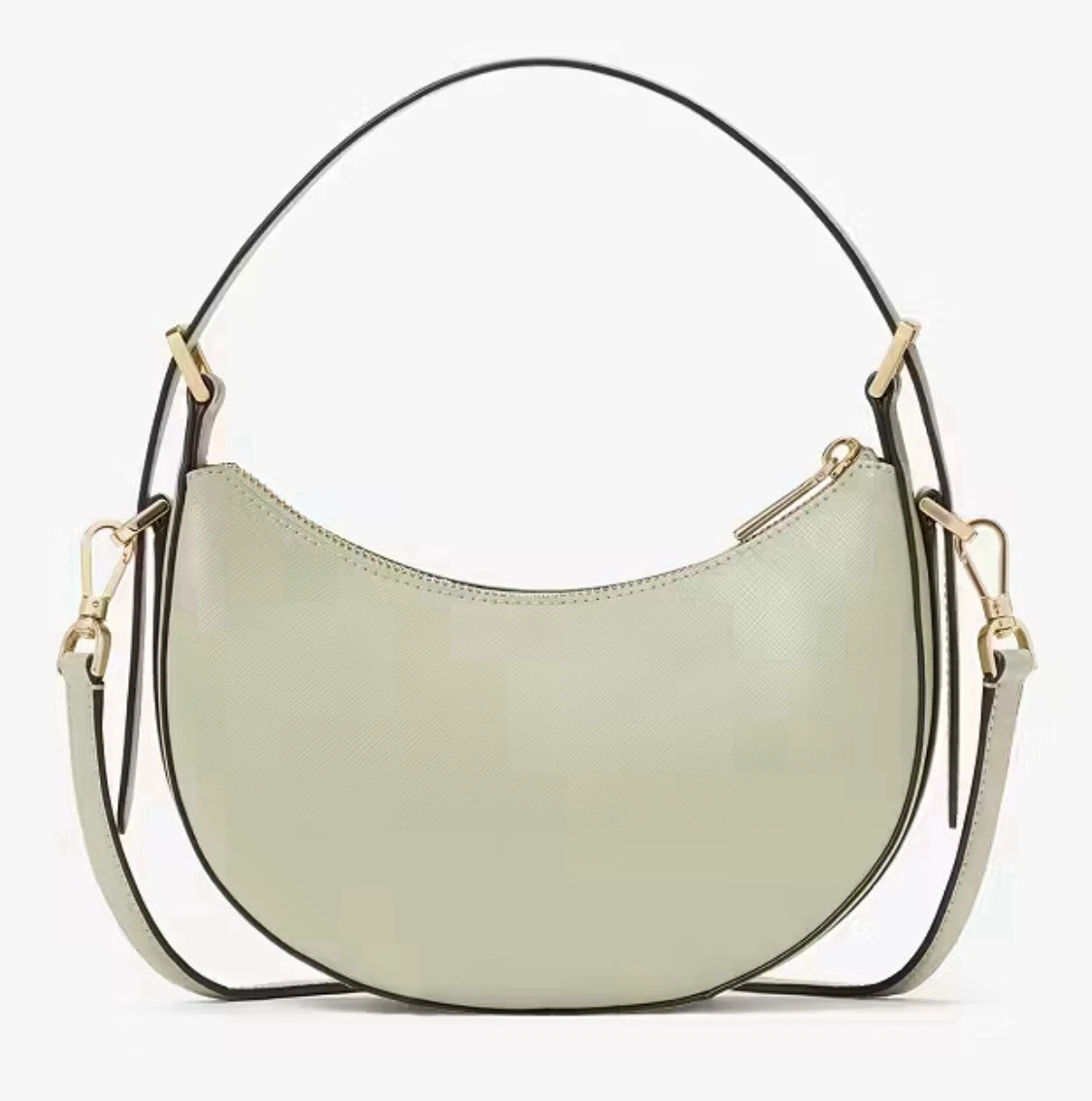 ?Borsa a tracolla nuova con etichette Kate Spade Madison applicazioni floreali mezzaluna prezzo di listino $359